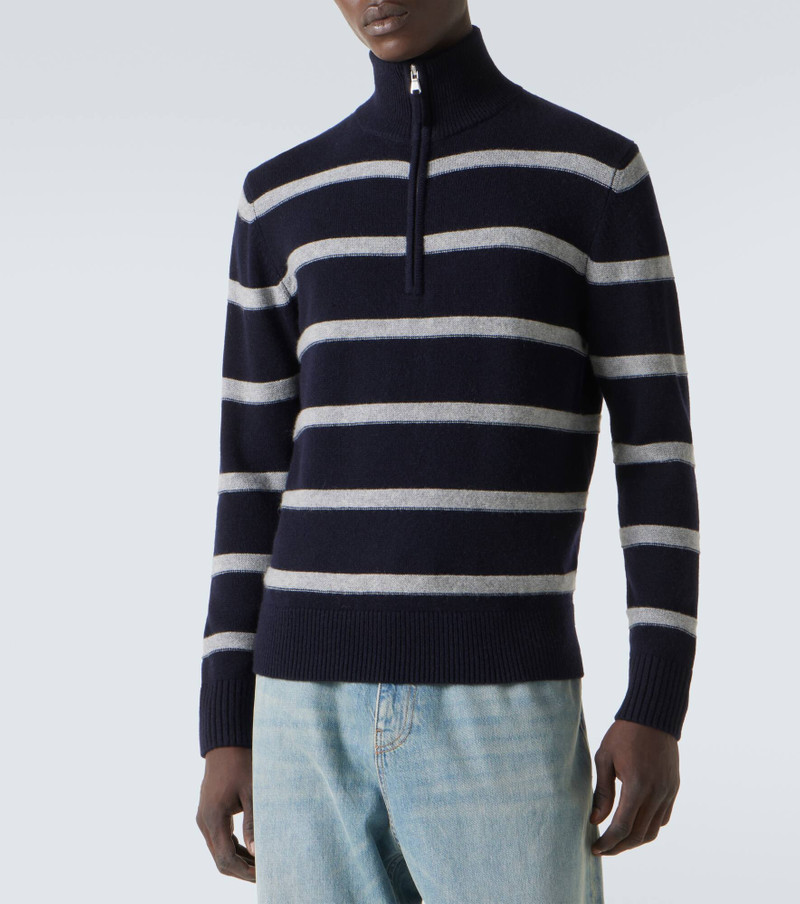 Wool and cashmere half-zip sweater 3