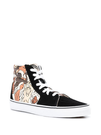 Vans printed panel sneakers outlook