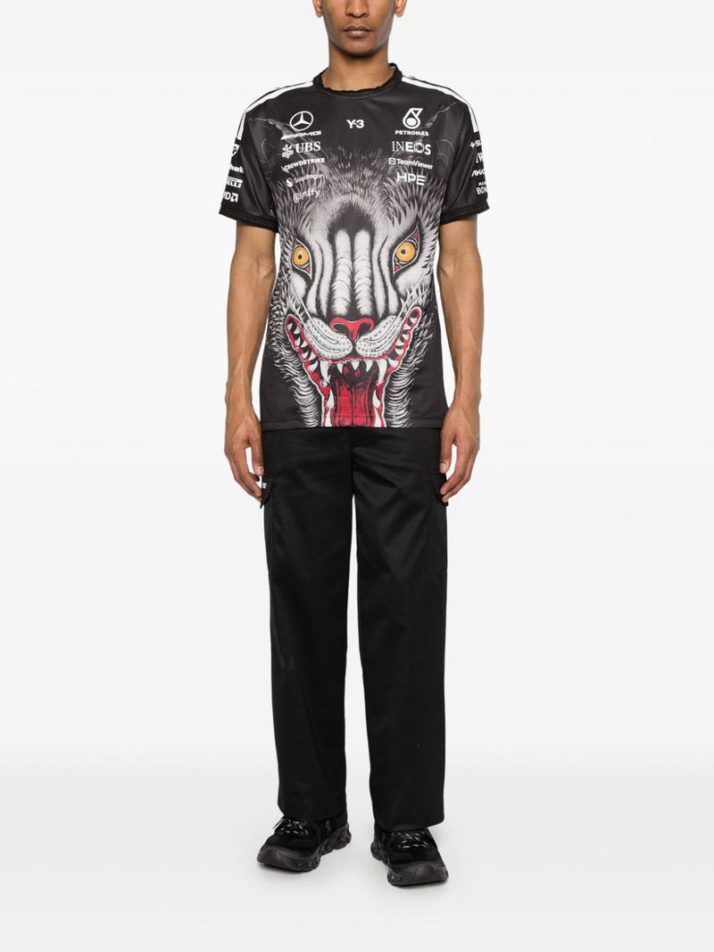 Y-3 x Mercedes-AMG Petronas F1 round-neck T-shirt outlook