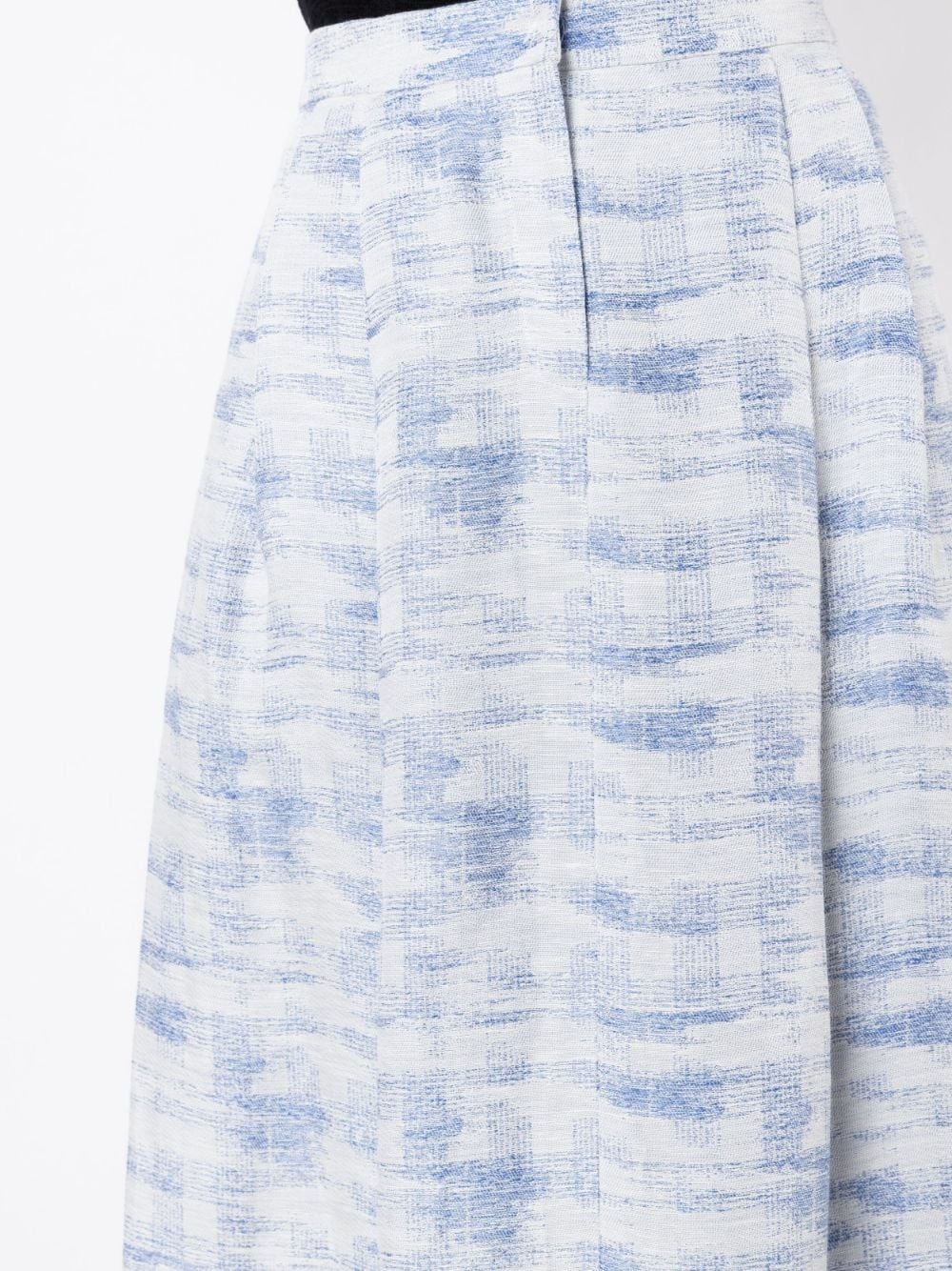pleat-detailing high-waist skirt - 5