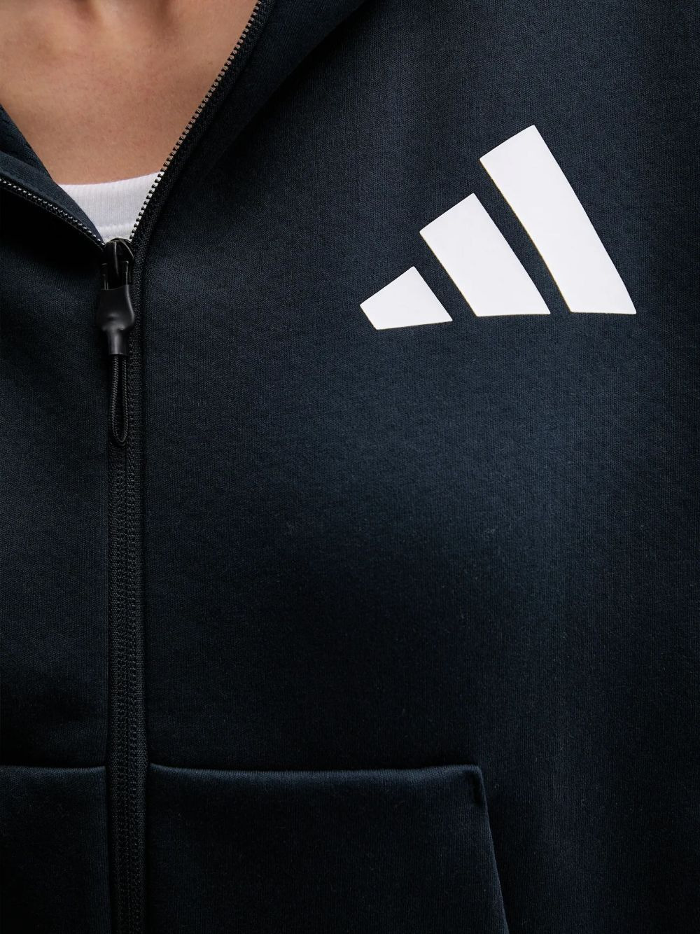 logo-detail zip-up hoodie - 5