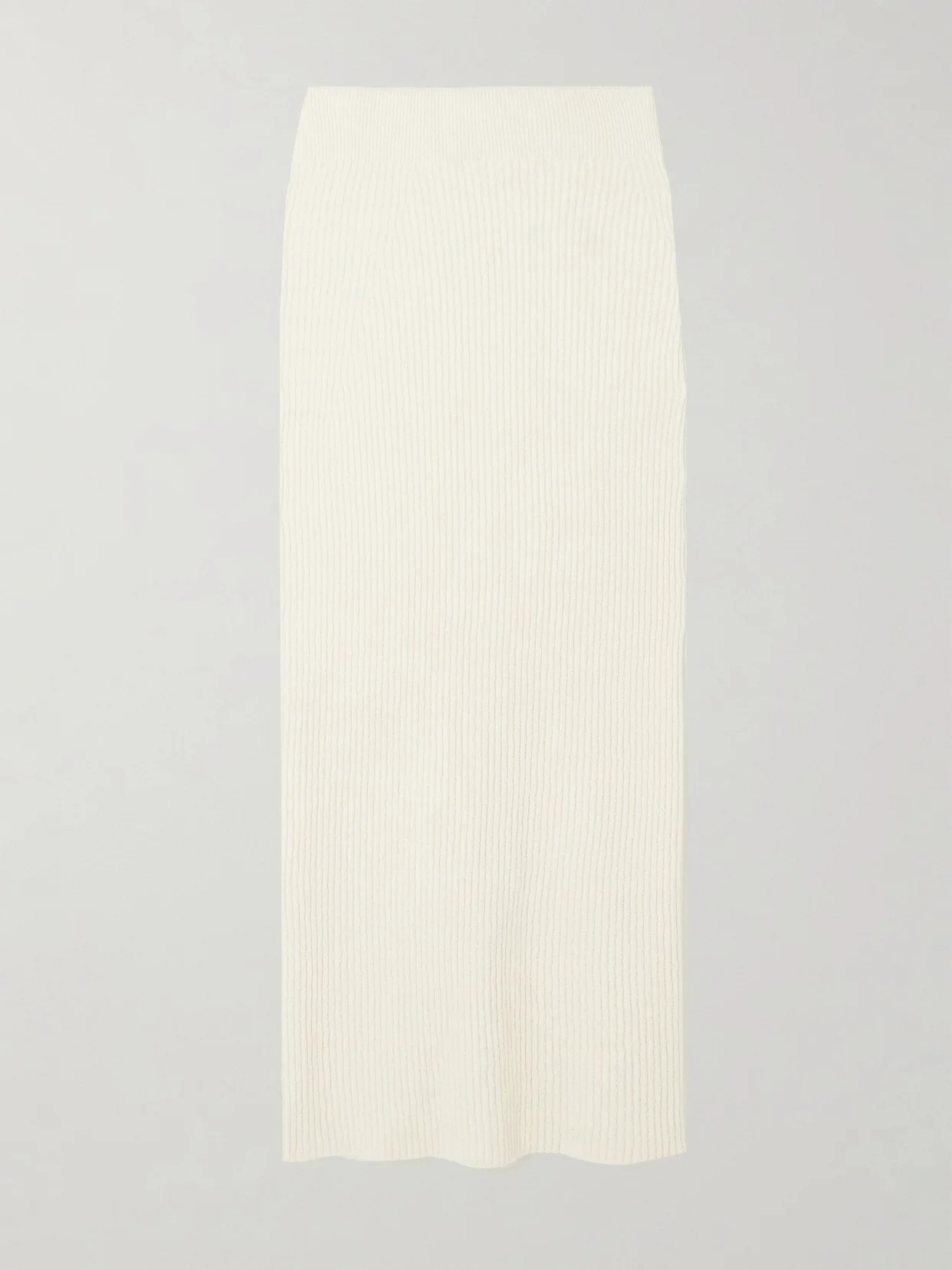 Organic Cotton-blend Bouclé Maxi Skirt - 1