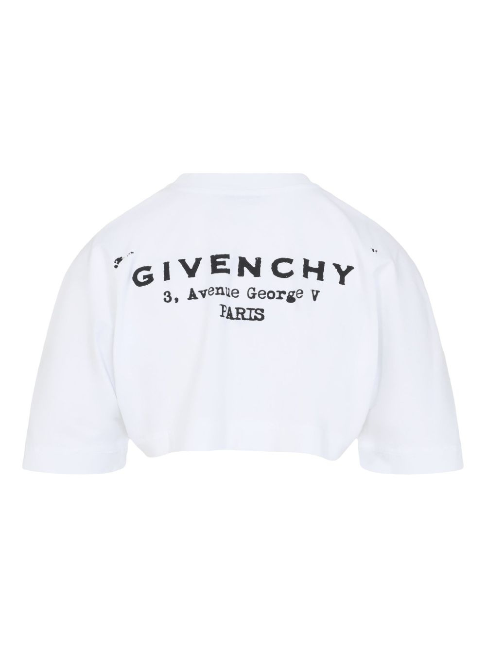 logo-print cropped long-sleeve t-shirt - 2