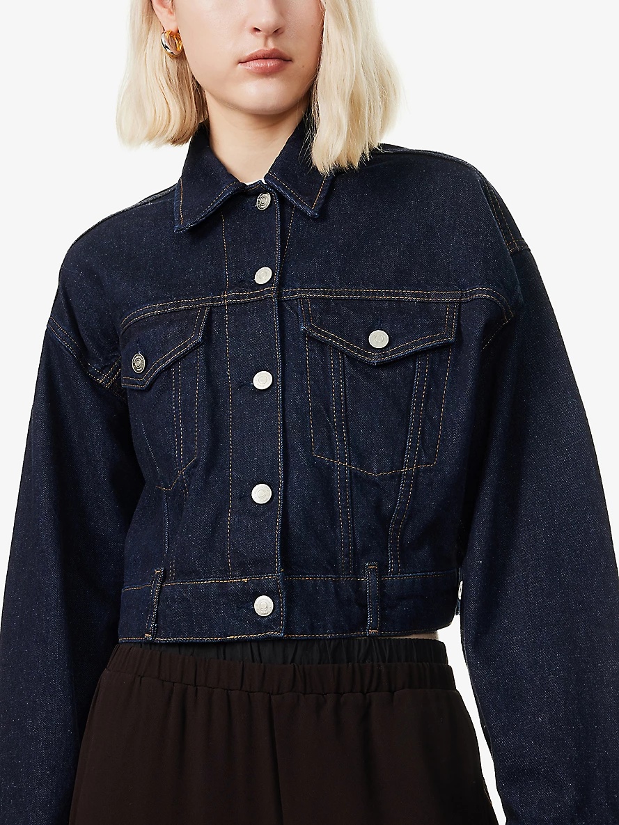 Jori Cropped Denim Jacket - 5