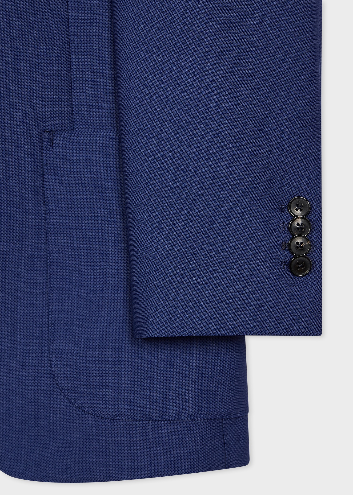 Indigo Fresco Wool Suit - 3