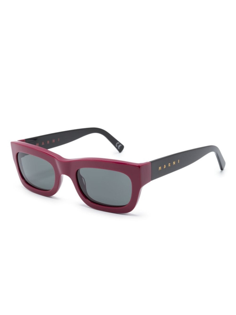 Marni Kawasan Falls rectangle-frame sunglasses outlook