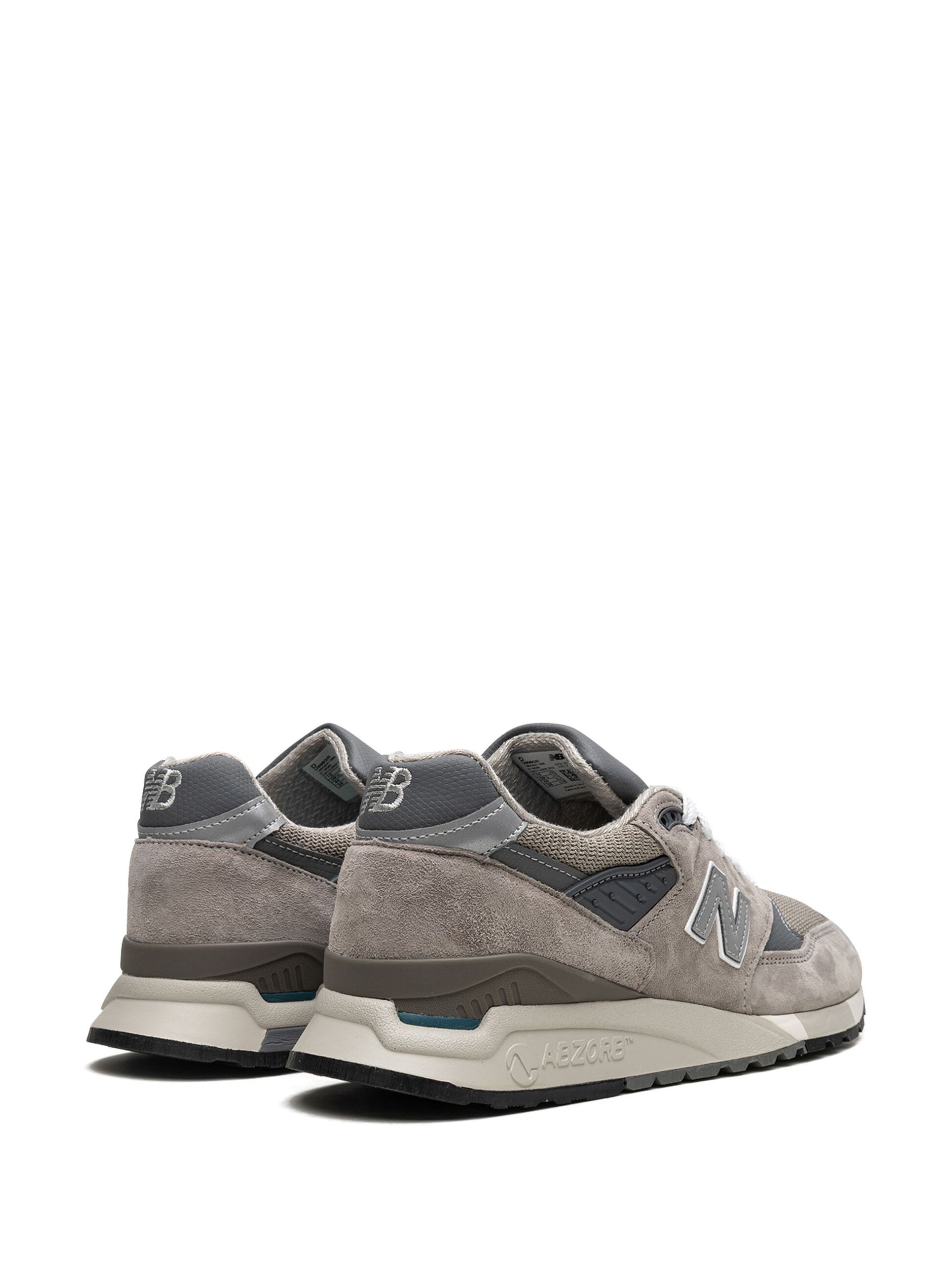 Grey 998 Made In USA Suede Sneakers - 3
