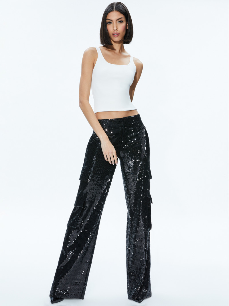 HAYES SEQUIN CARGO PANT 5
