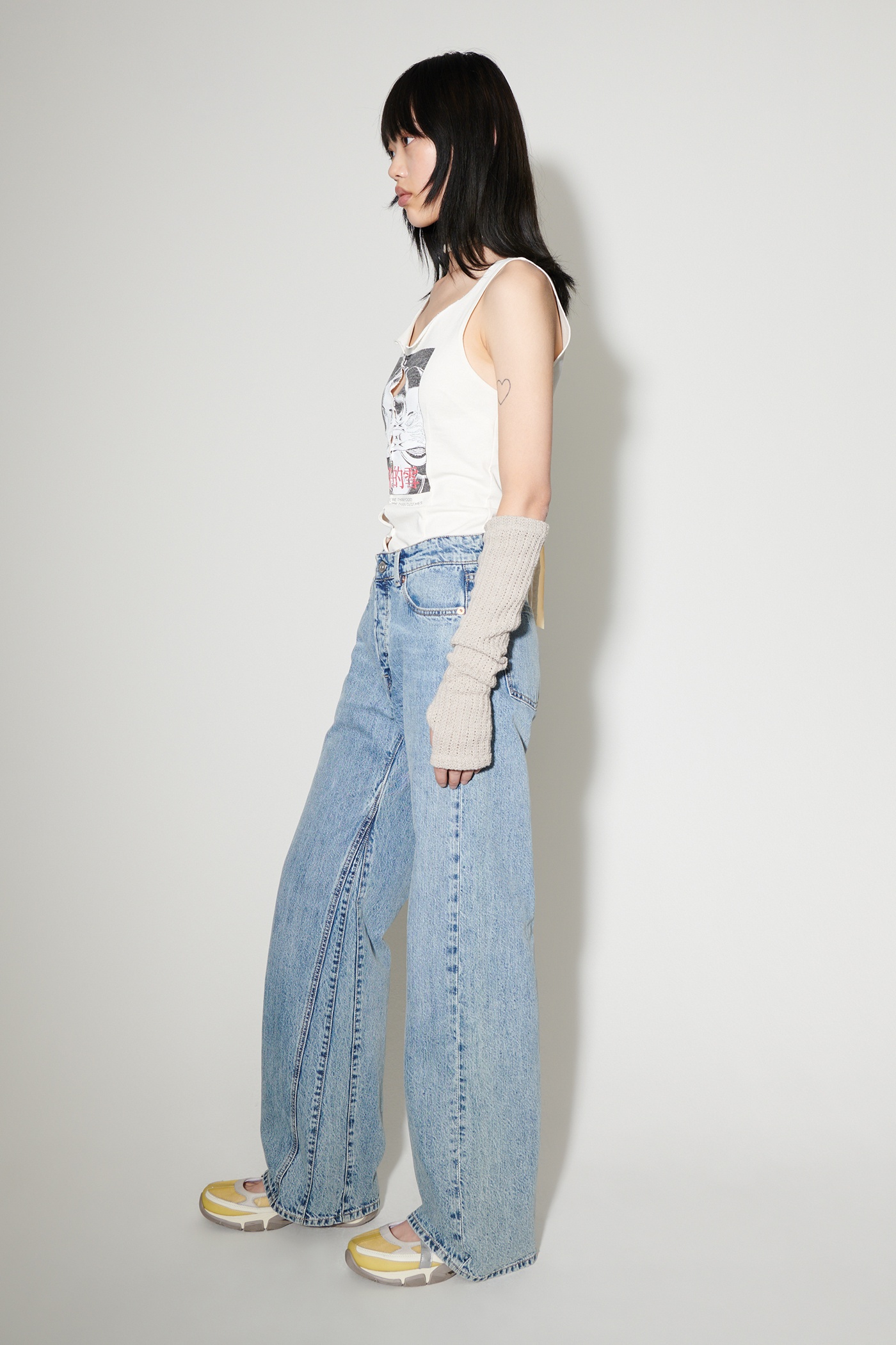 Treble Cut Shadow Wash Denim - 5