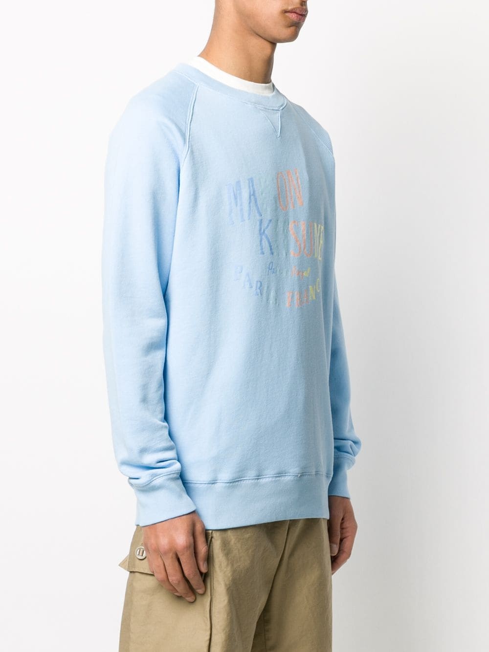 raglan-sleeves logo sweatshirt - 3