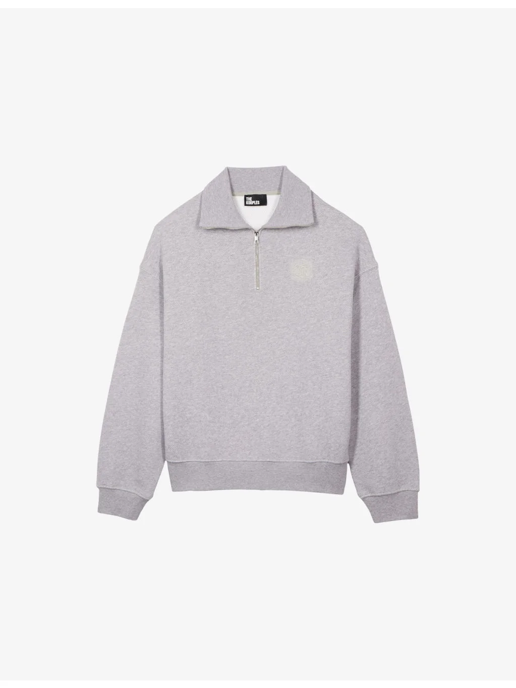 Logo-Embroidered Relaxed-Fit Cotton Sweatshirt - 1
