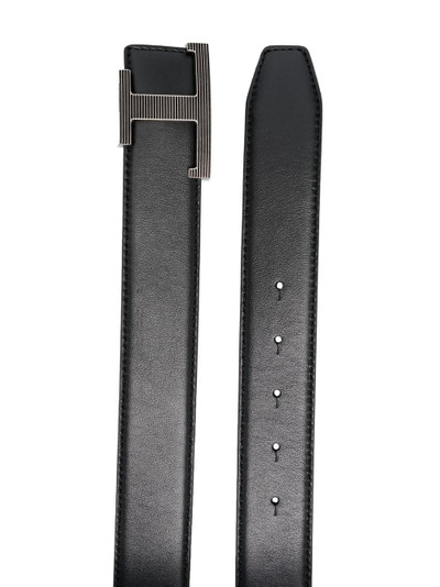 Tod's logo-buckle leather belt outlook
