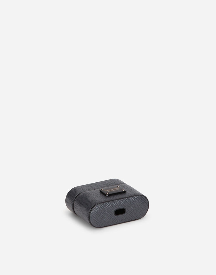 Dauphine calfskin airpods pro case with branded tag - 5