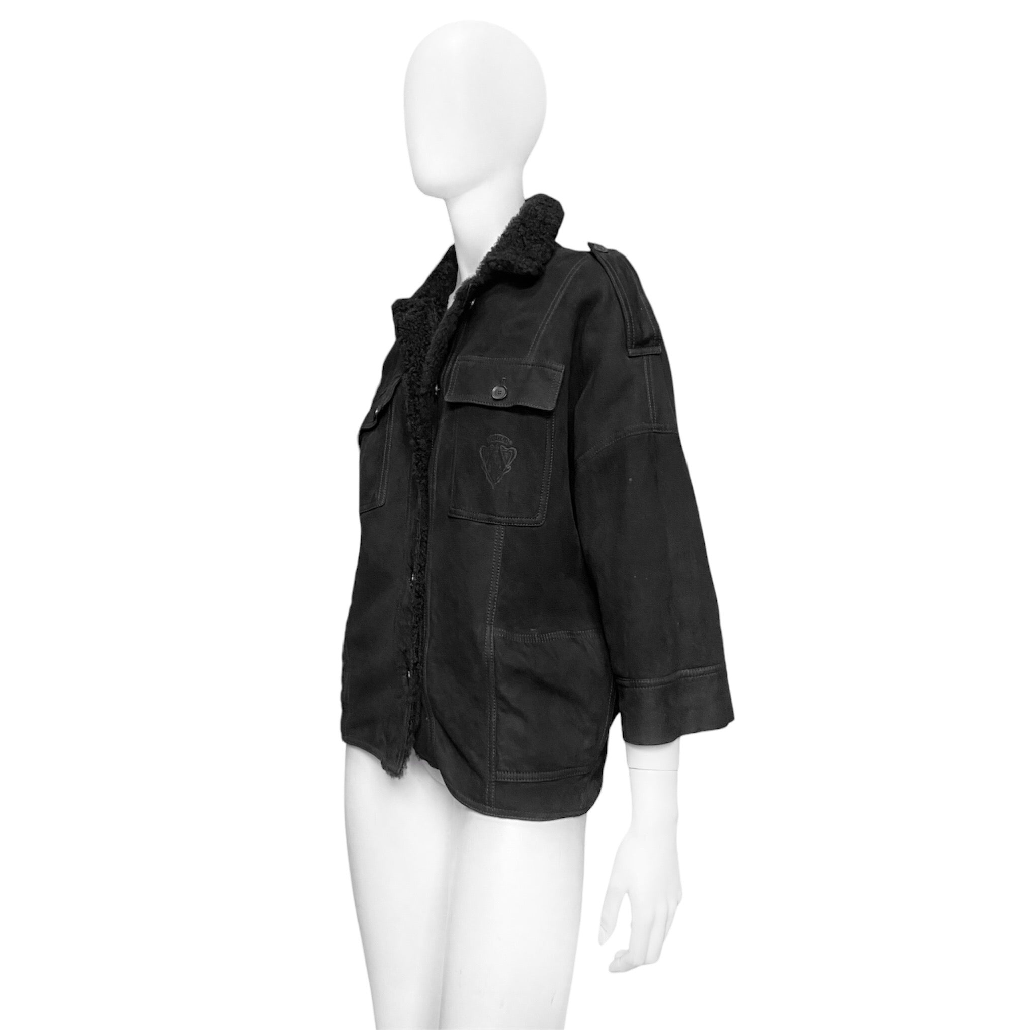 Gucci sheep shearling leather jacket 40 - 13