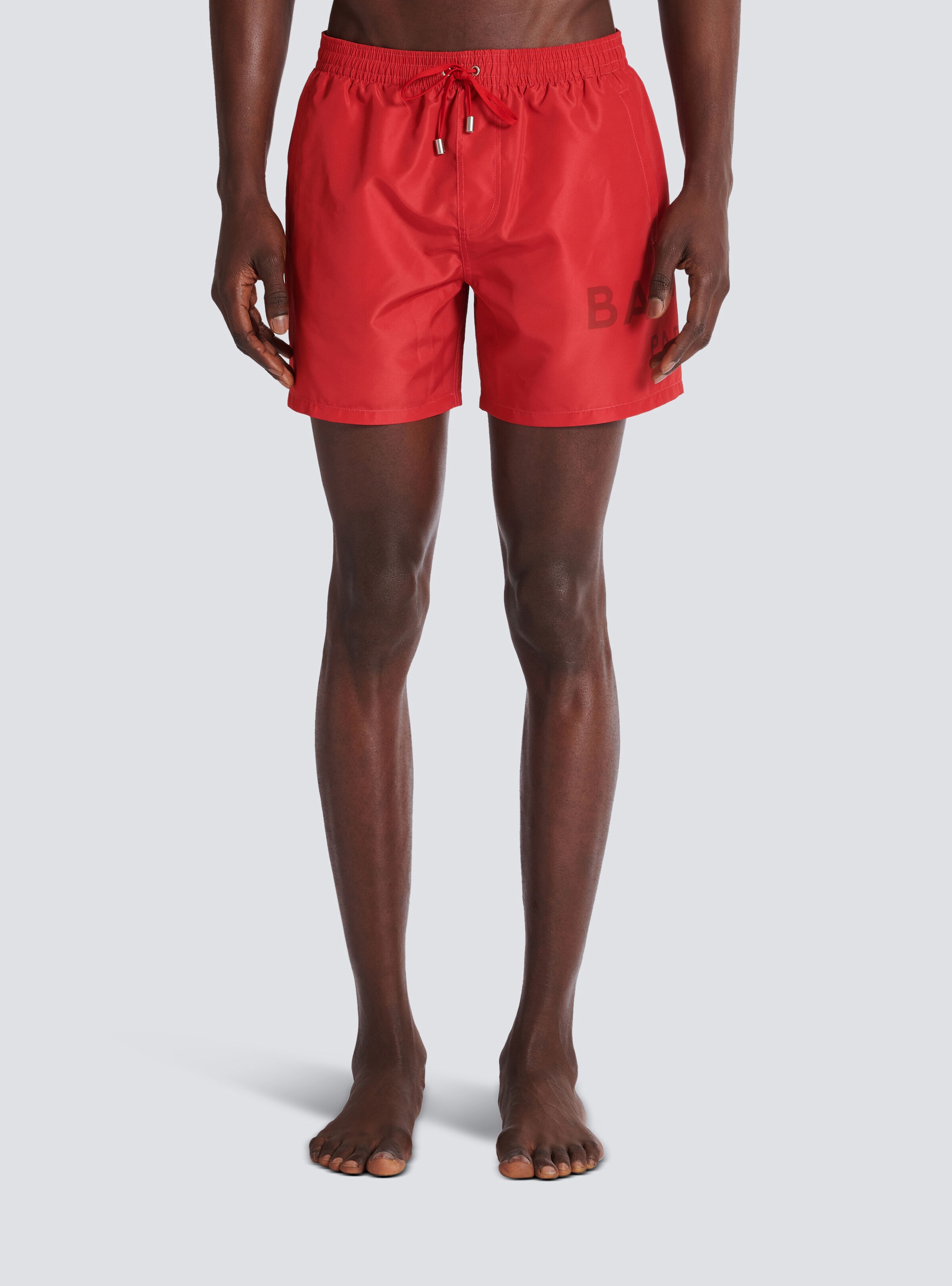 Printed Balmain Paris swim shorts - 5