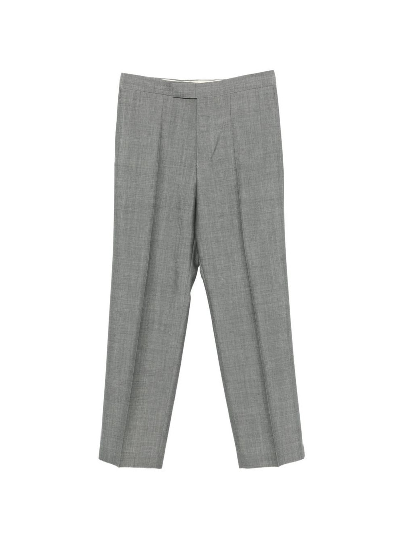 pressed-crease mohair trousers 1