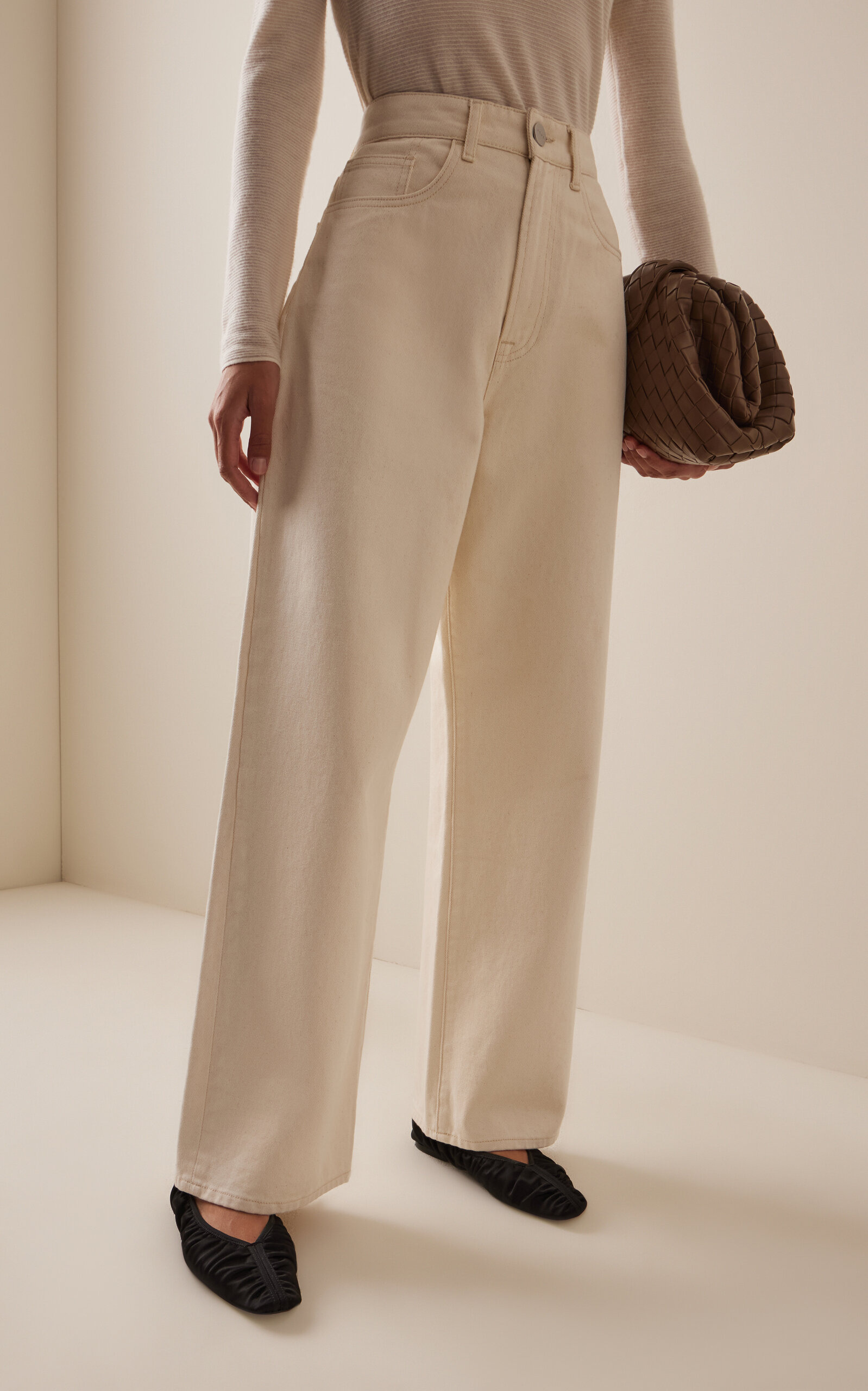 Rigid Baggy Jeans white - 3