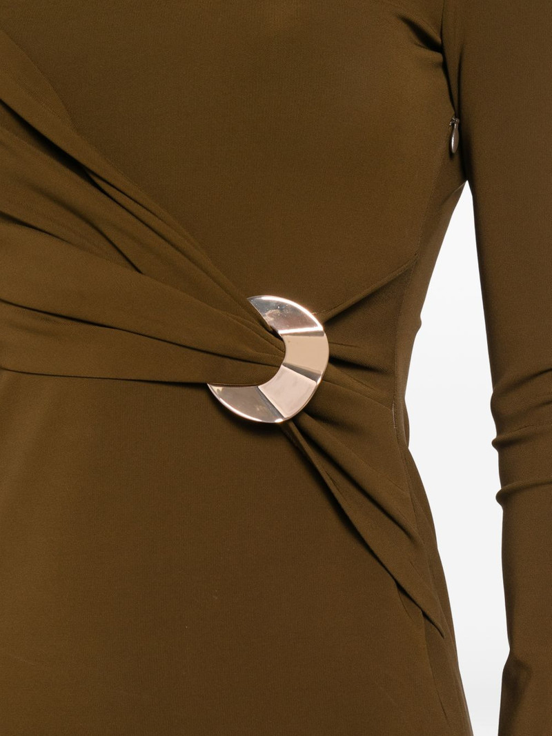 appliqué-detail midi dress 5