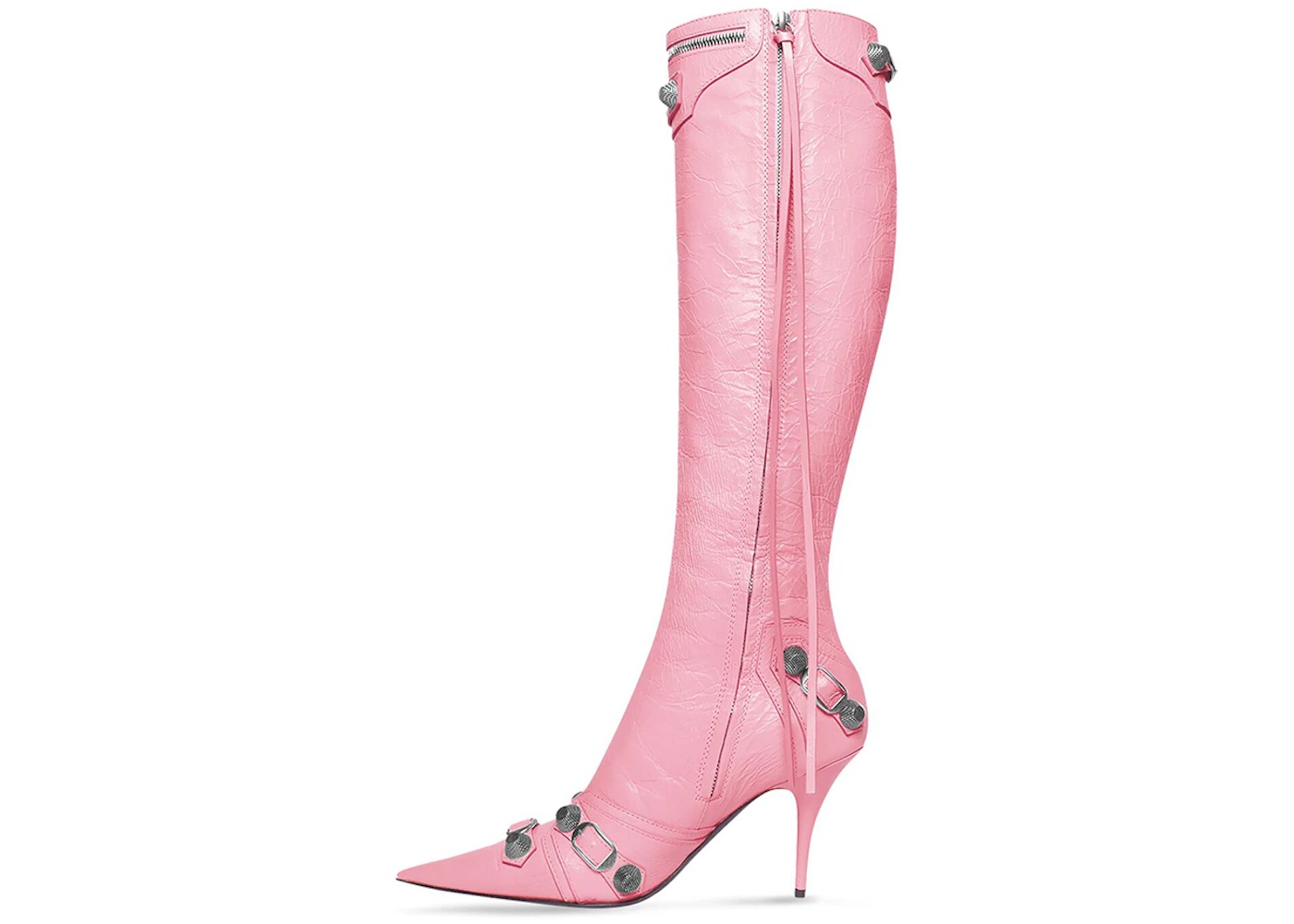 Balenciaga Cagole 90mm Boot Pink - 4