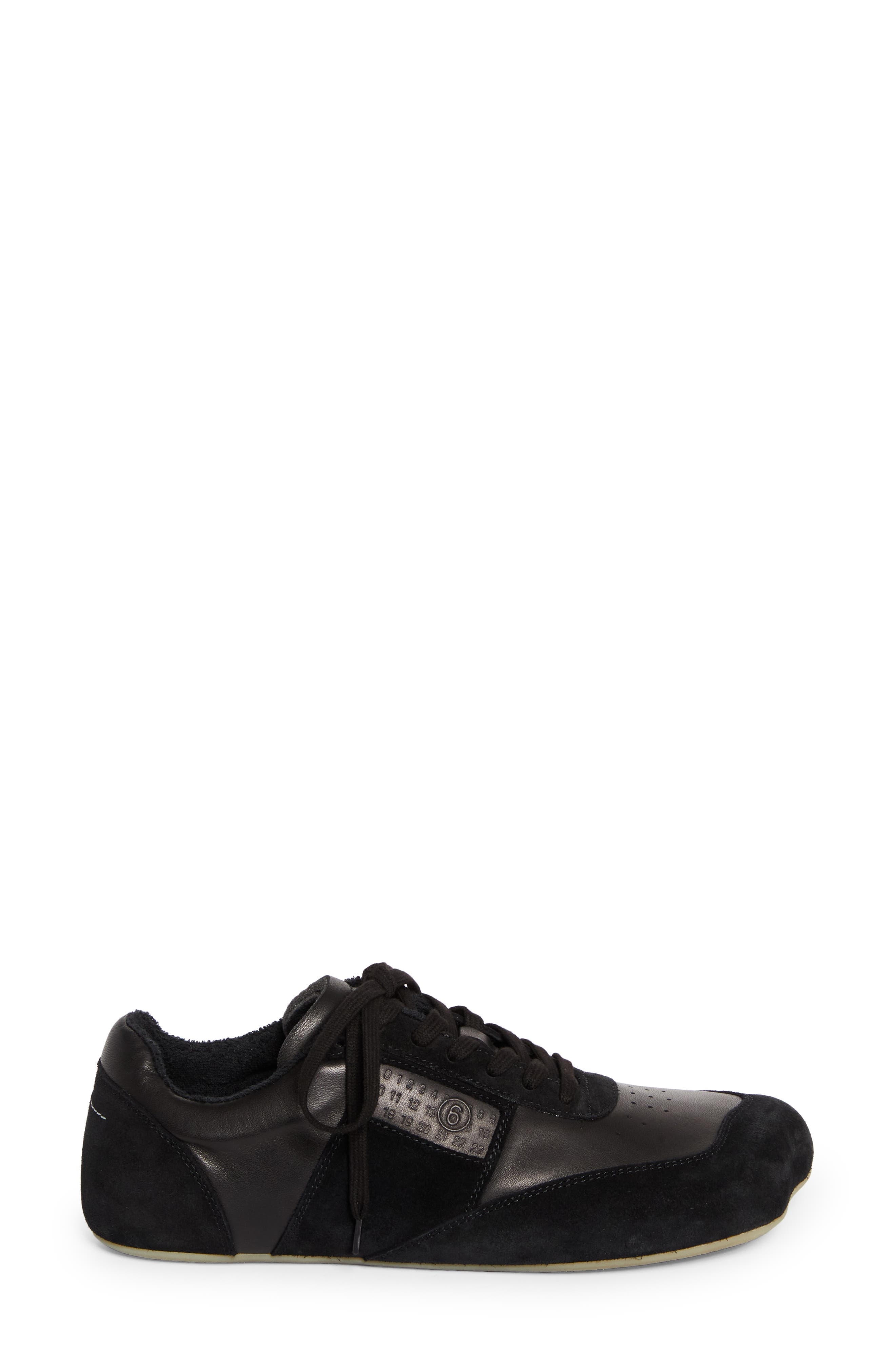 MM6 Maison Margiela Low Top Sneaker in Black at Nordstrom - 3