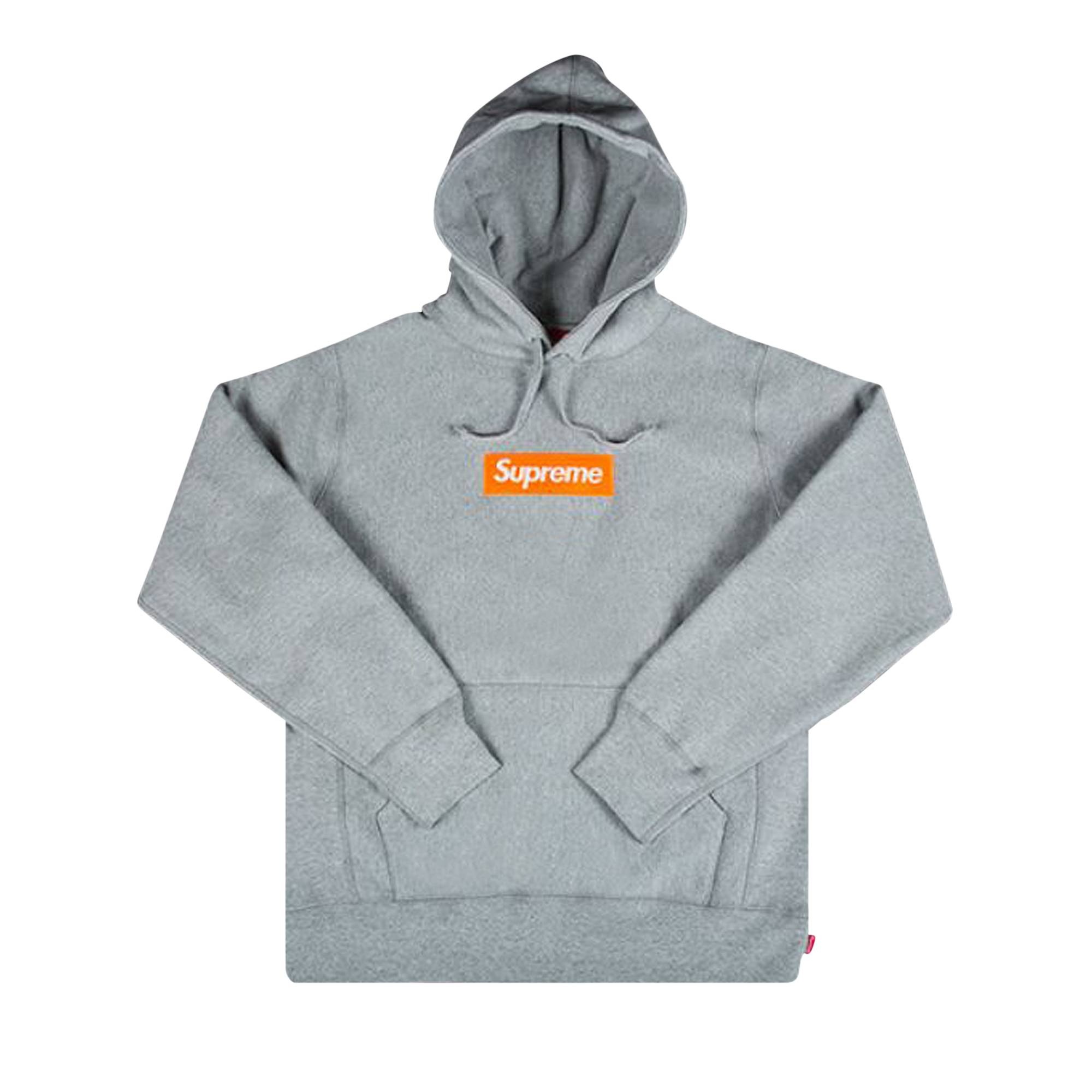 Supreme Supreme Box Logo Hooded Sweatshirt 'Heather Grey' | REVERSIBLE