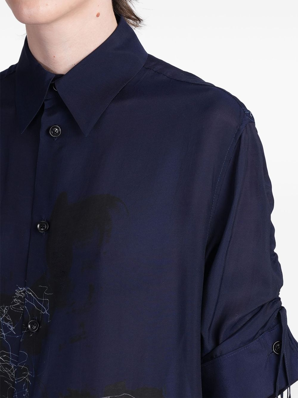 abstract-print shirt - 5