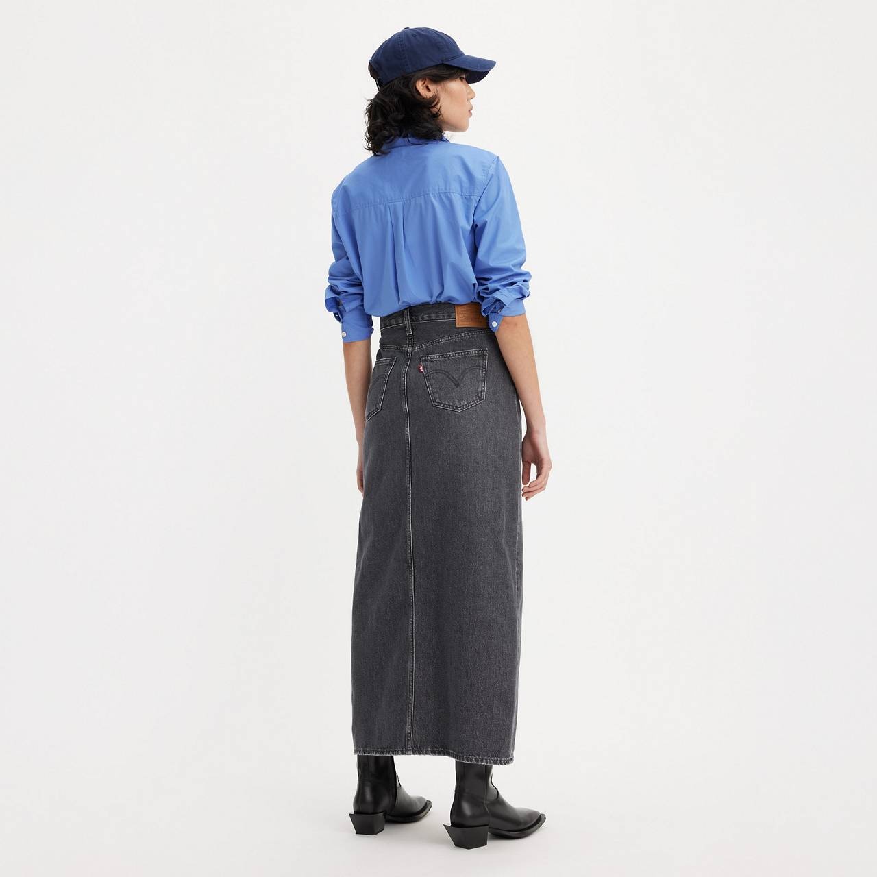 ANKLE COLUMN SKIRT - 5