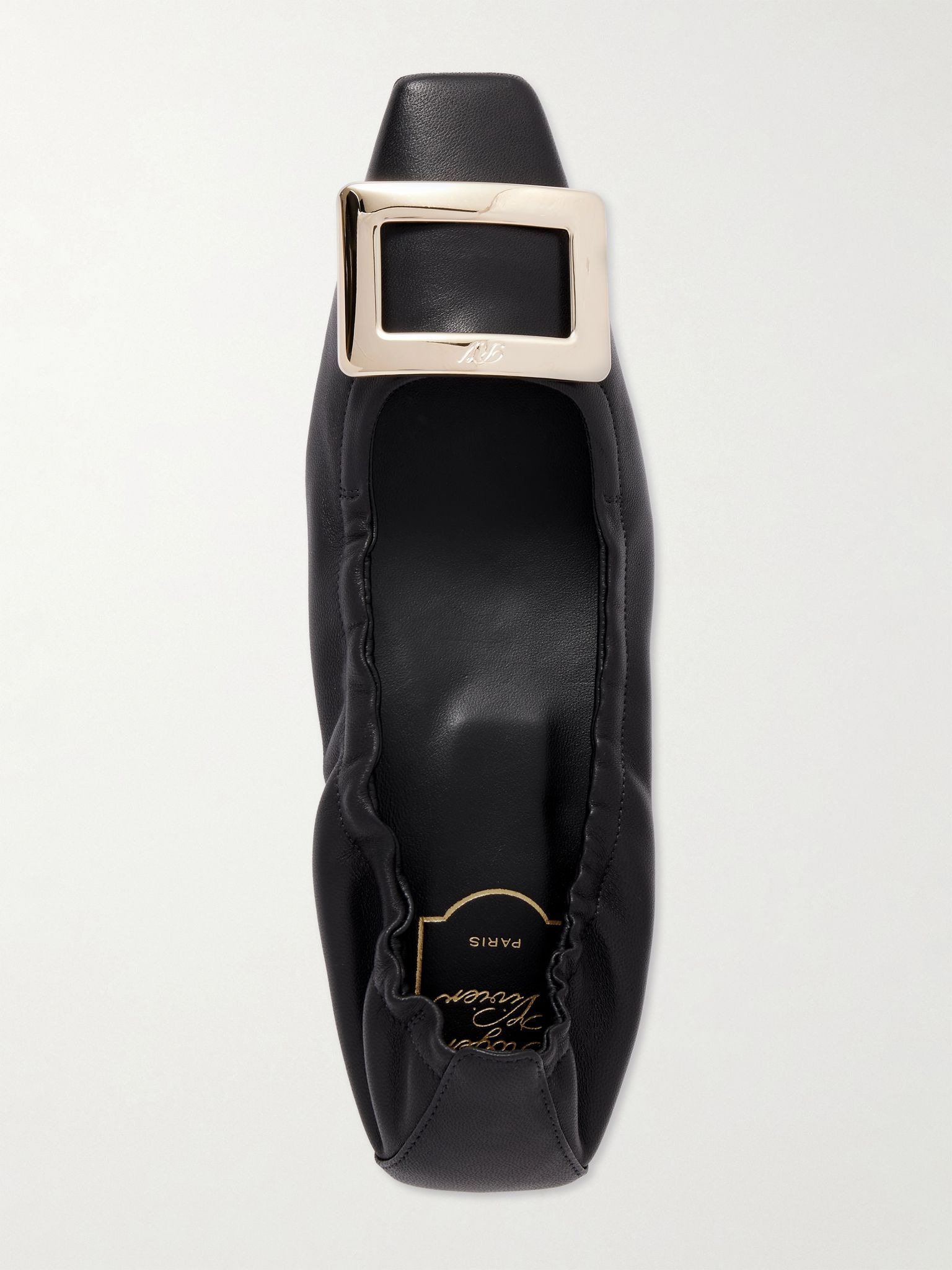 Belle Vivier leather ballet flats Black - 5
