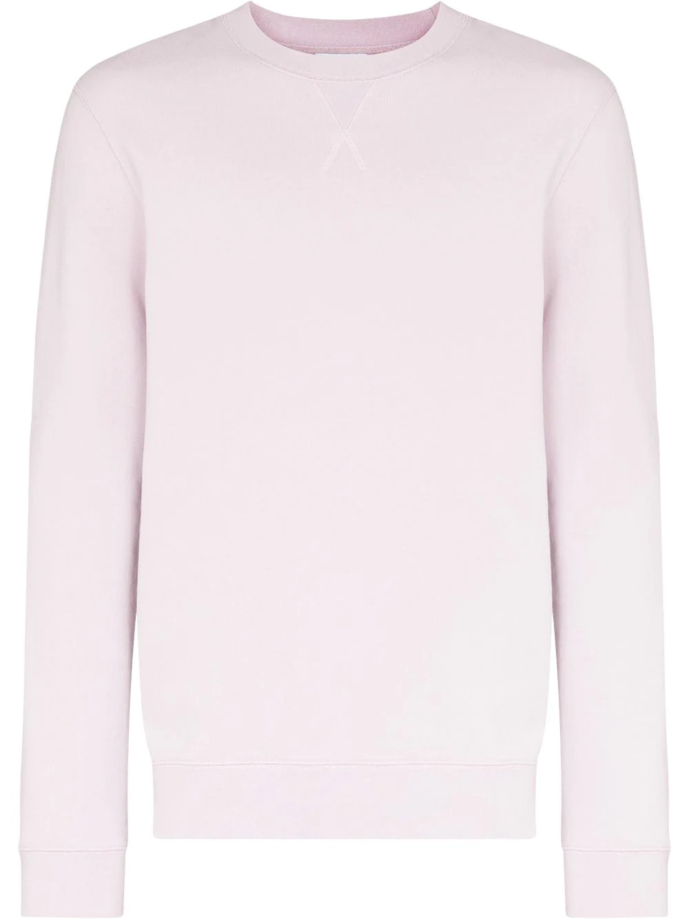 loopback crew-neck sweatshirt - 1