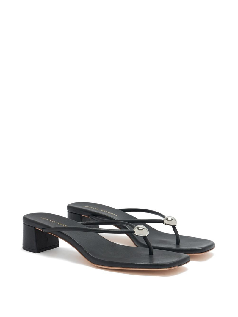 LOEFFLER RANDALL Odessa embellished leather sandals outlook