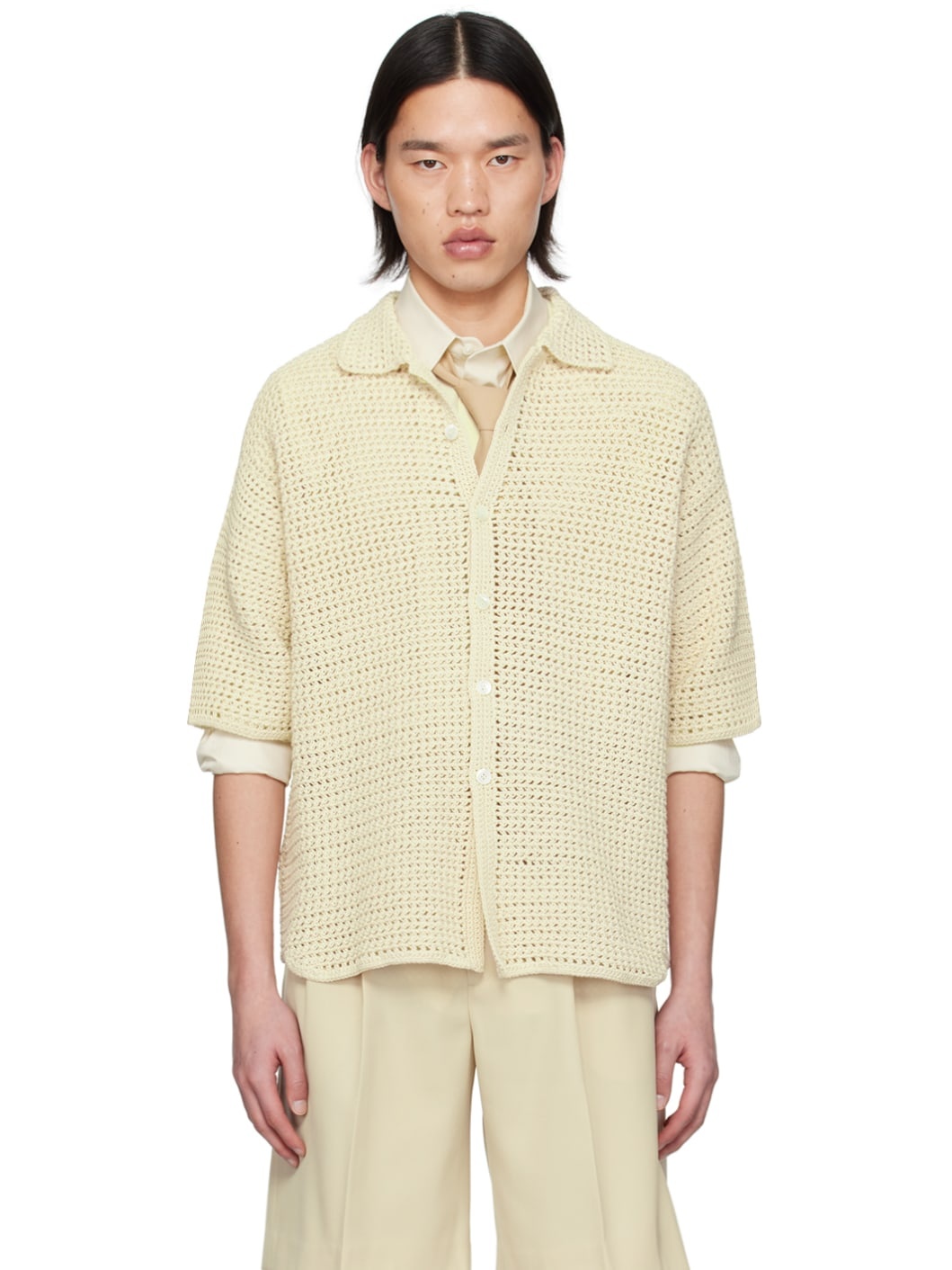 Off-White Button Shirt - 1