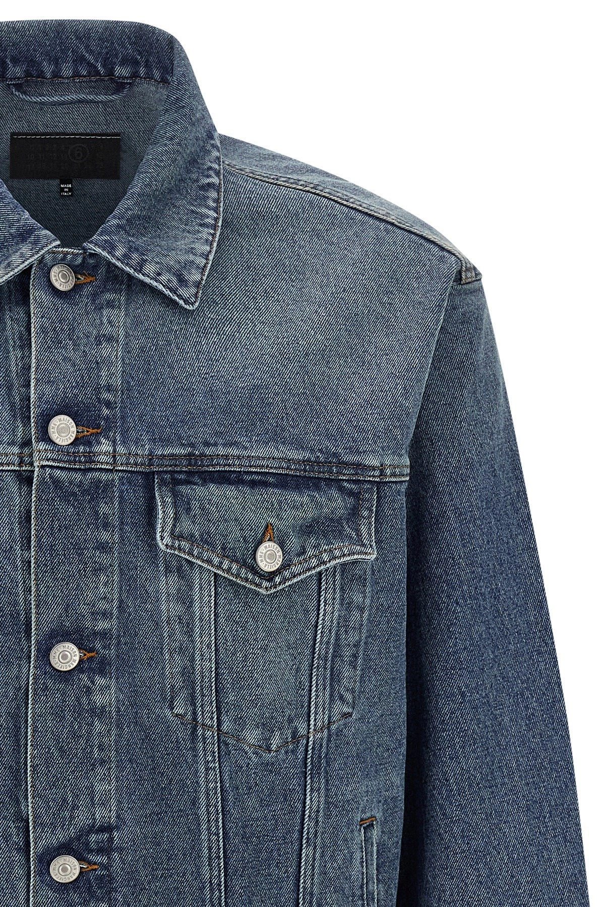 Raw cut denim jacket - 4