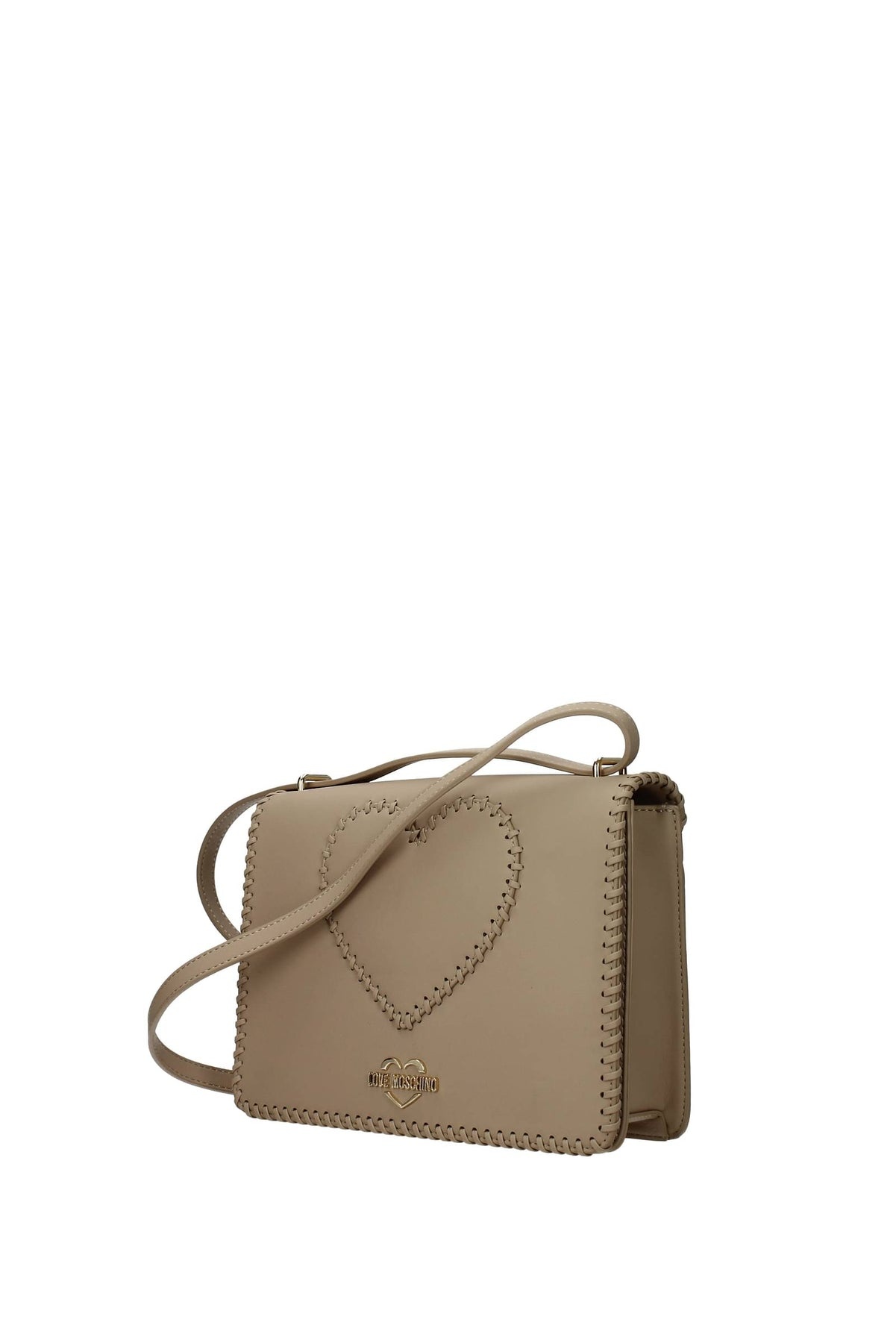 Crossbody Bag Polyurethane Pink Nude Pink - 2