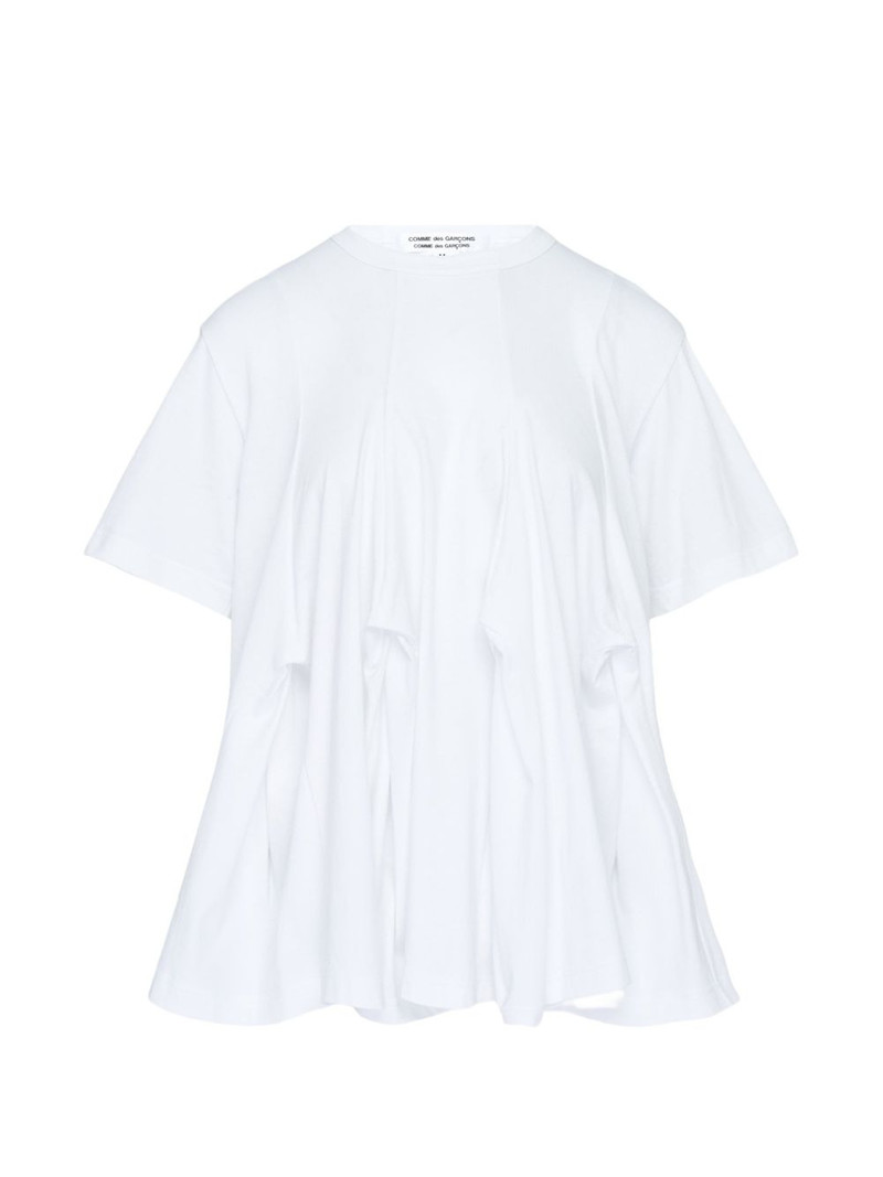 pleated flared T-shirt 1