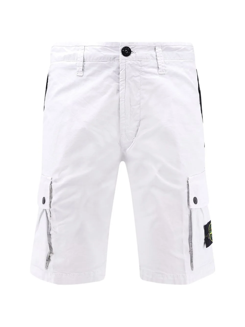 logo-patch cargo shorts - 1