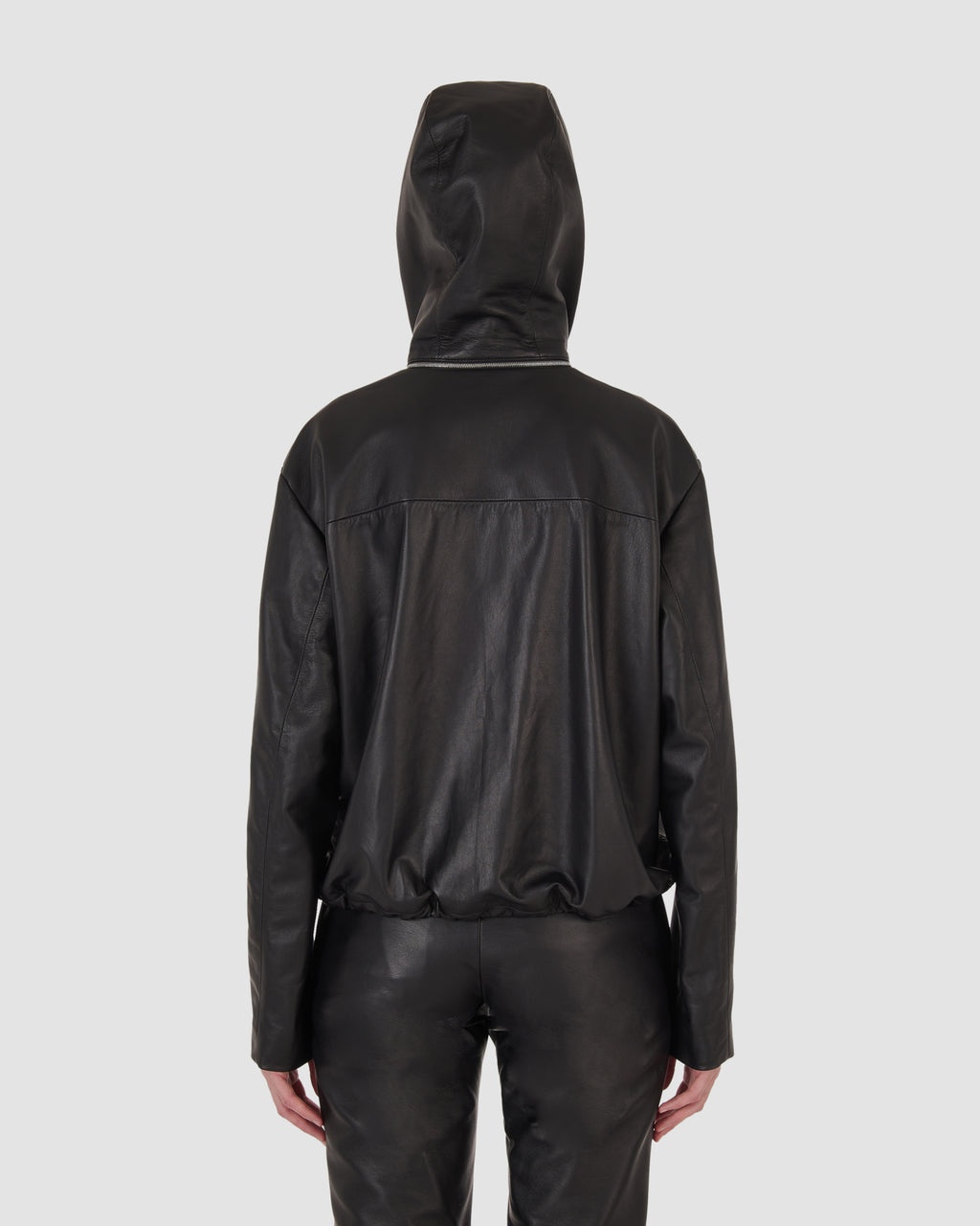 LEATHER WINDBREAKER - 8