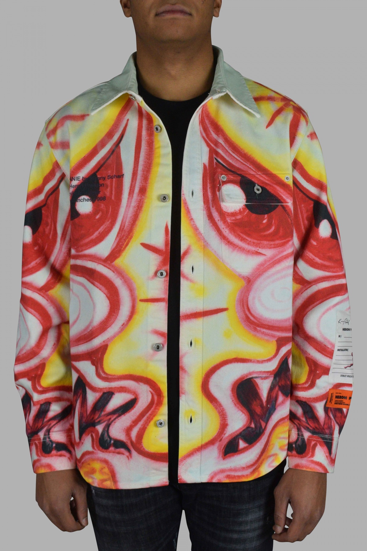 Multicolored denim jacket - 2