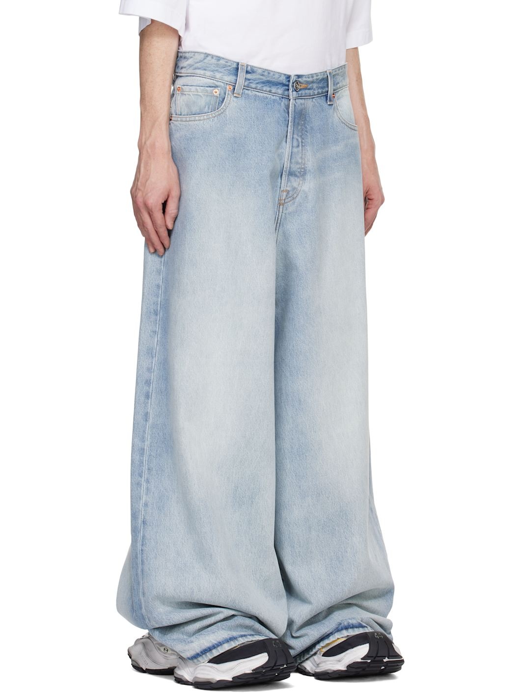 Blue Oversized Baggy Jeans - 2