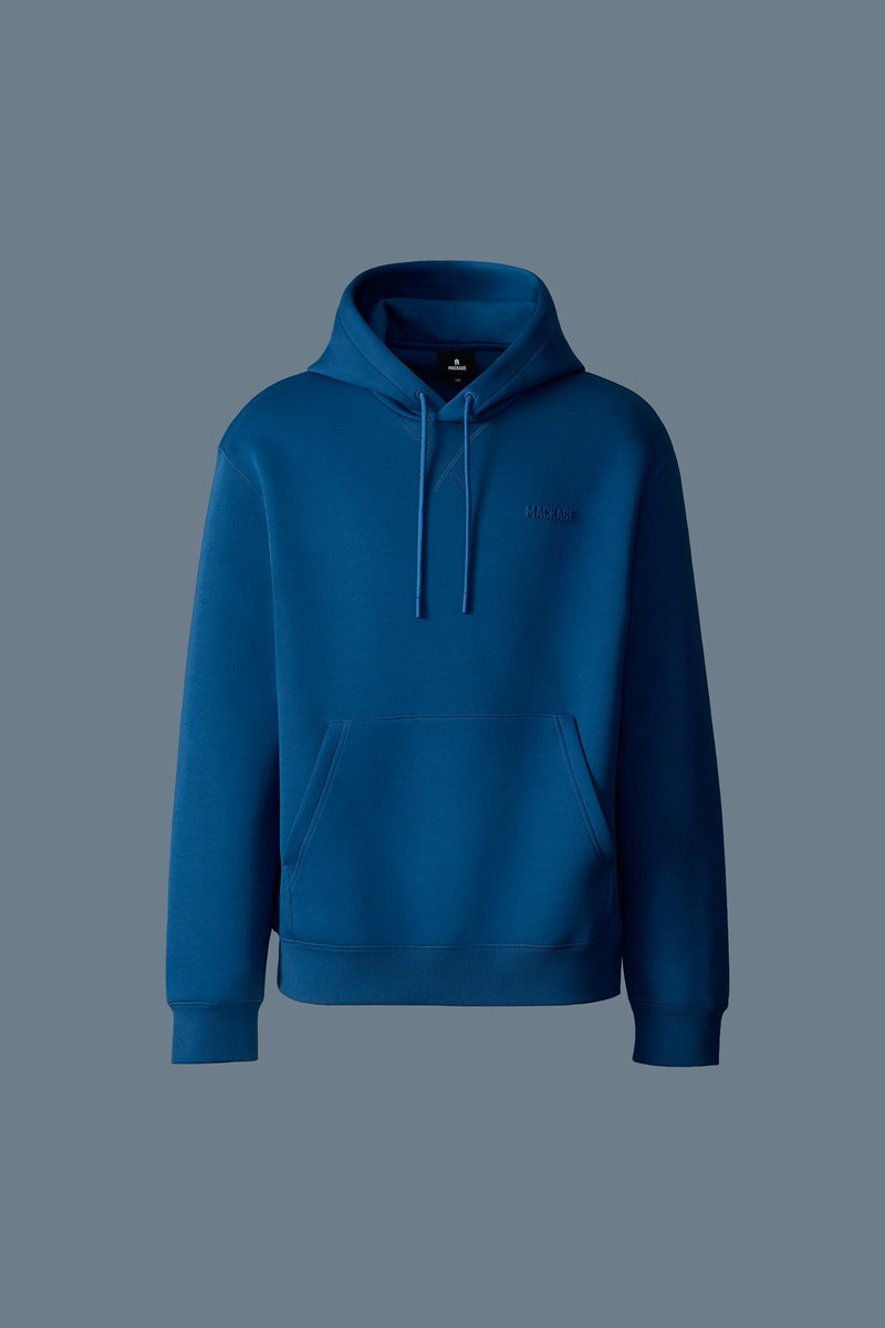 MACKAGE KRYSTIAN Double-face Jersey hoodie outlook