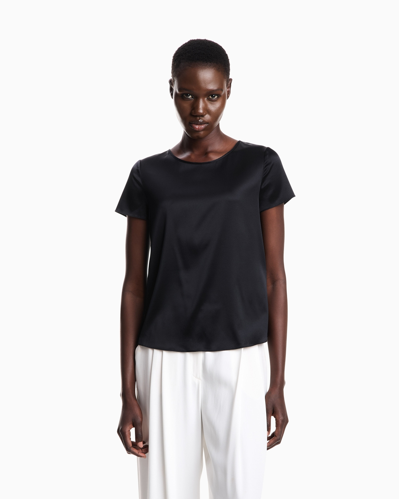 Silk satin blouse - 4