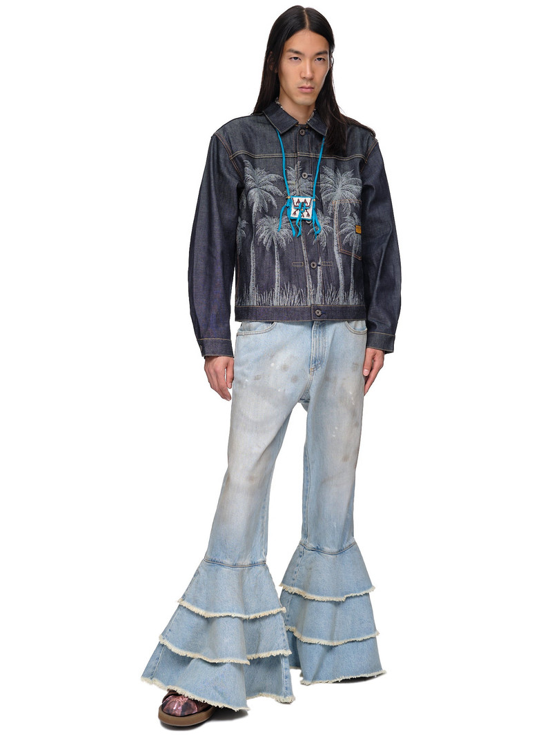 Kapital Palm Tree Jacquard Denim Jacket outlook