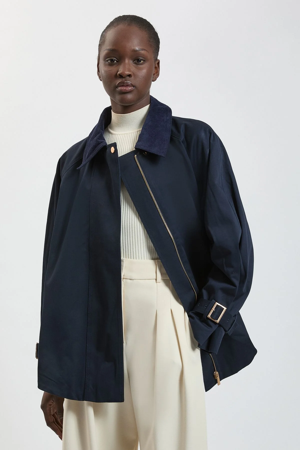 Cape Trench Coat - 1
