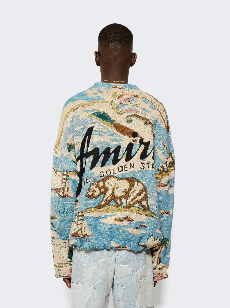 Tapestry California Crewneck Sweater Multicolor 5