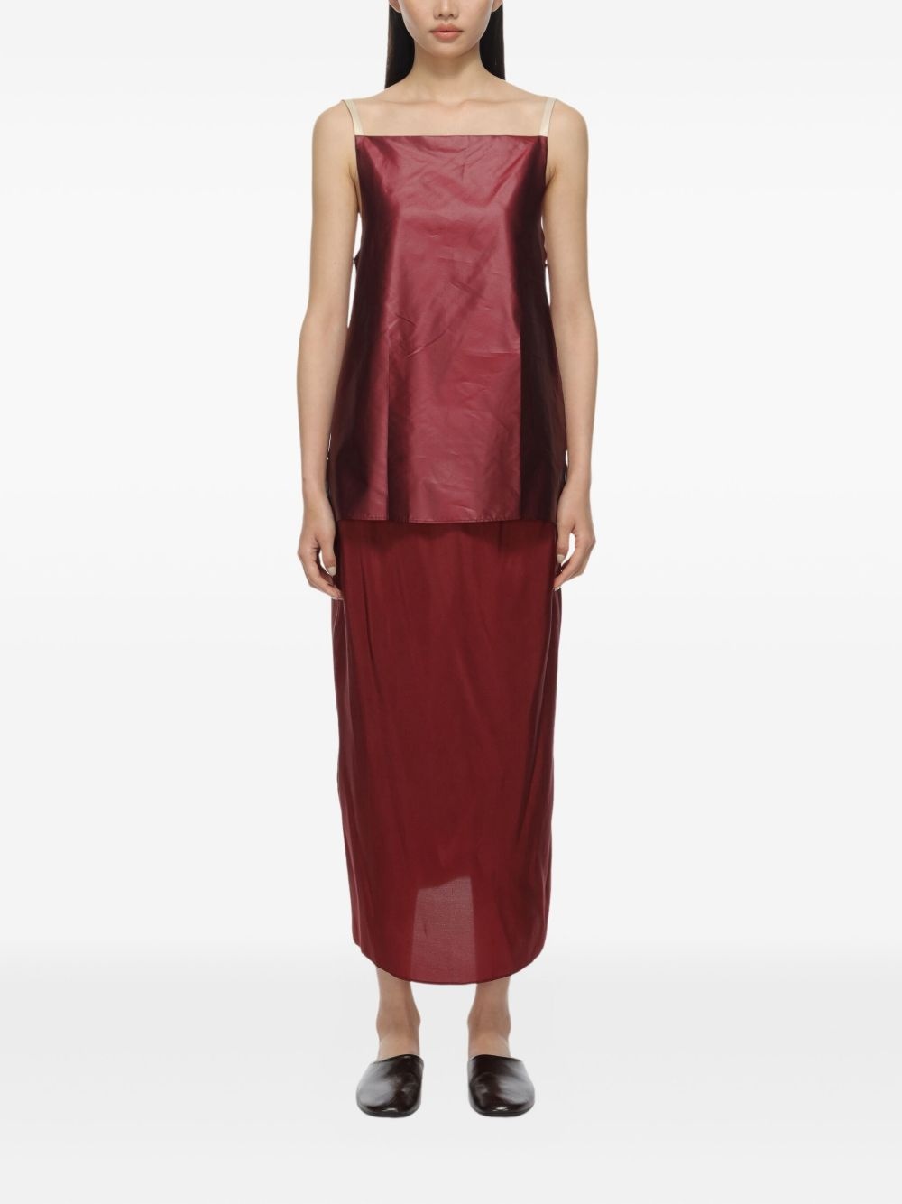 satin tank top - 2