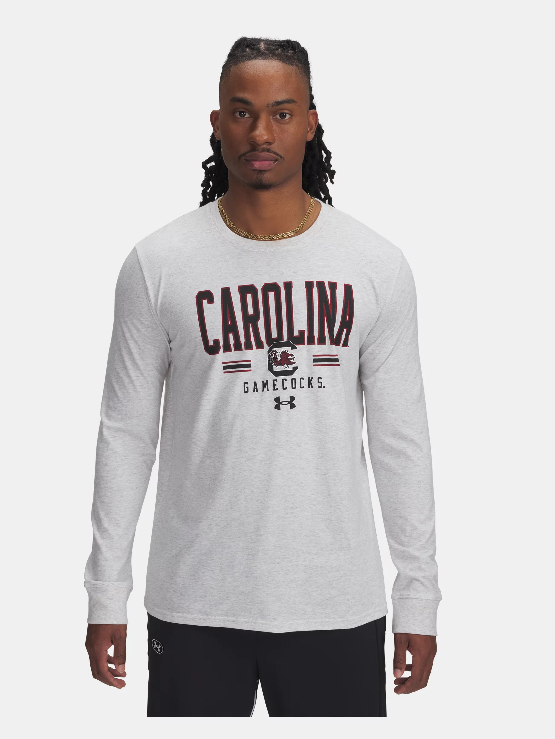Men's UA Performance Cotton Collegiate Long Sleeve - 2