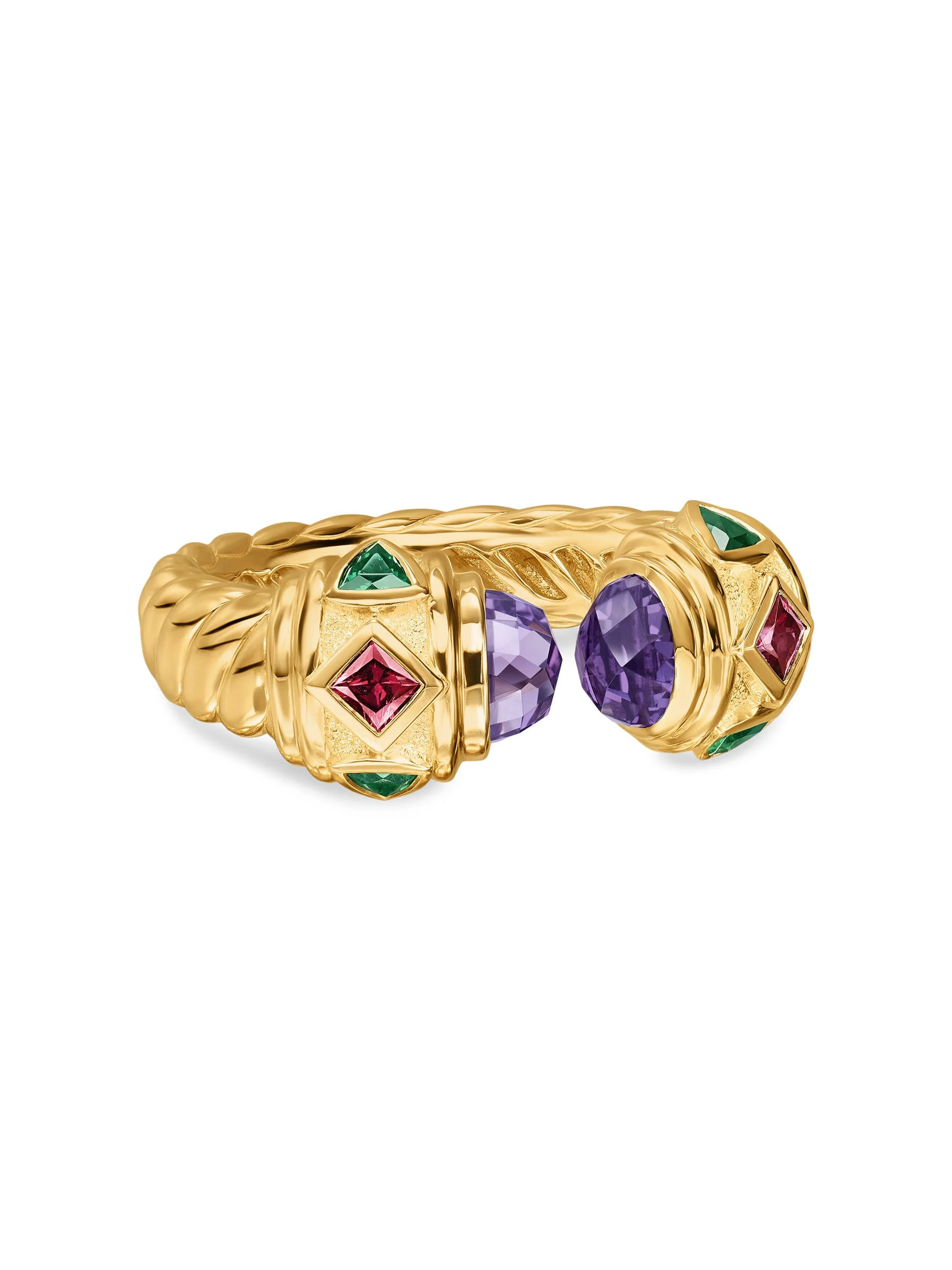 Women's Renaissance Color Ring in 18K Yellow Gold - Amethyst - 1