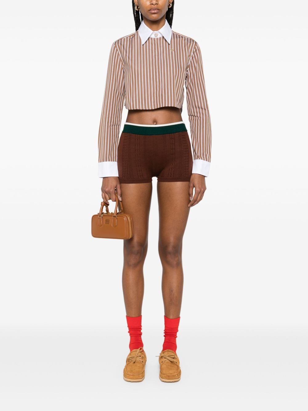 cotton striped shirt - 2