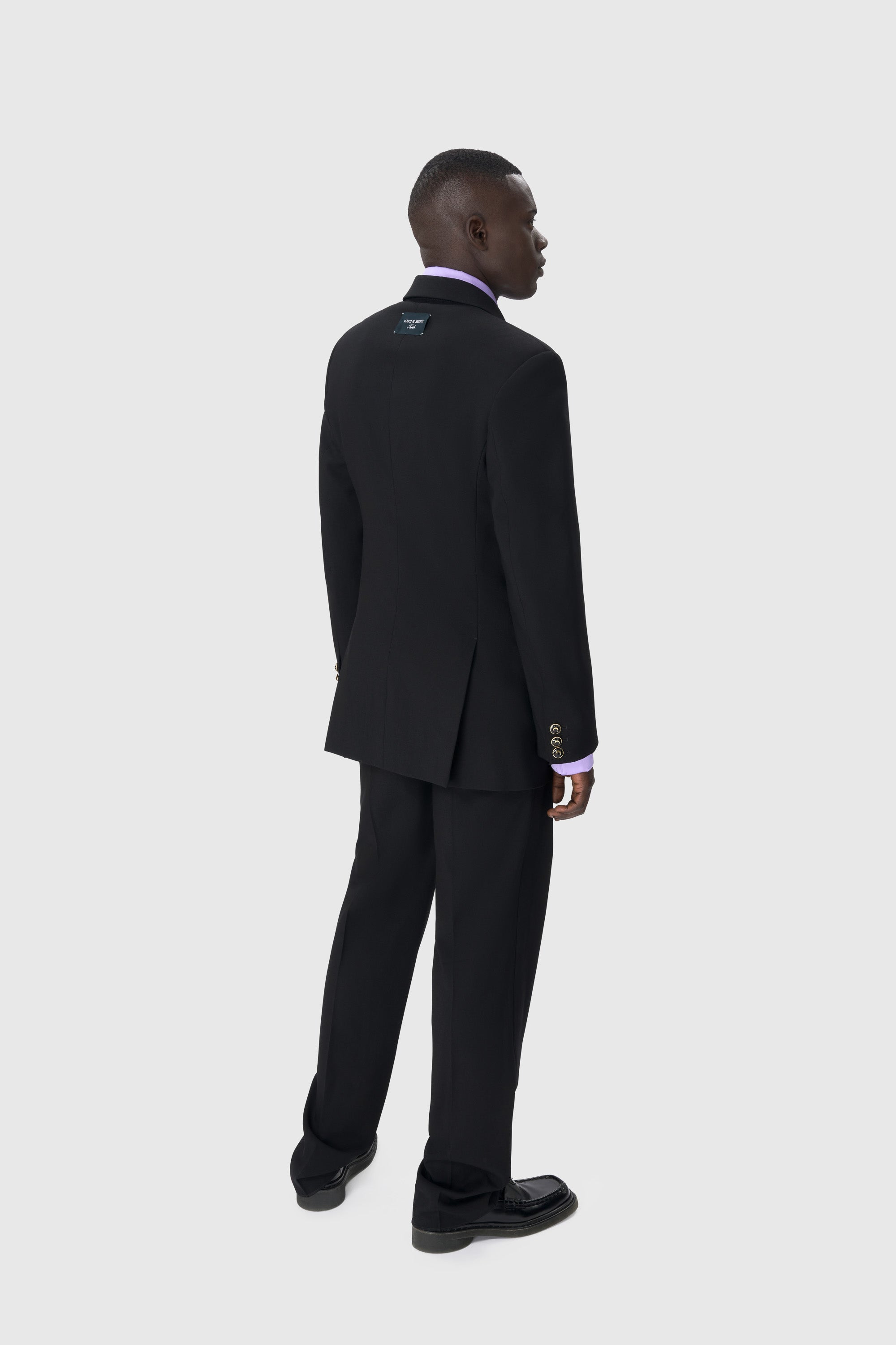 Virgin Wool Twill Fitted Jacket - 5