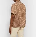 Camp-Collar Printed Twill Shirt - 7