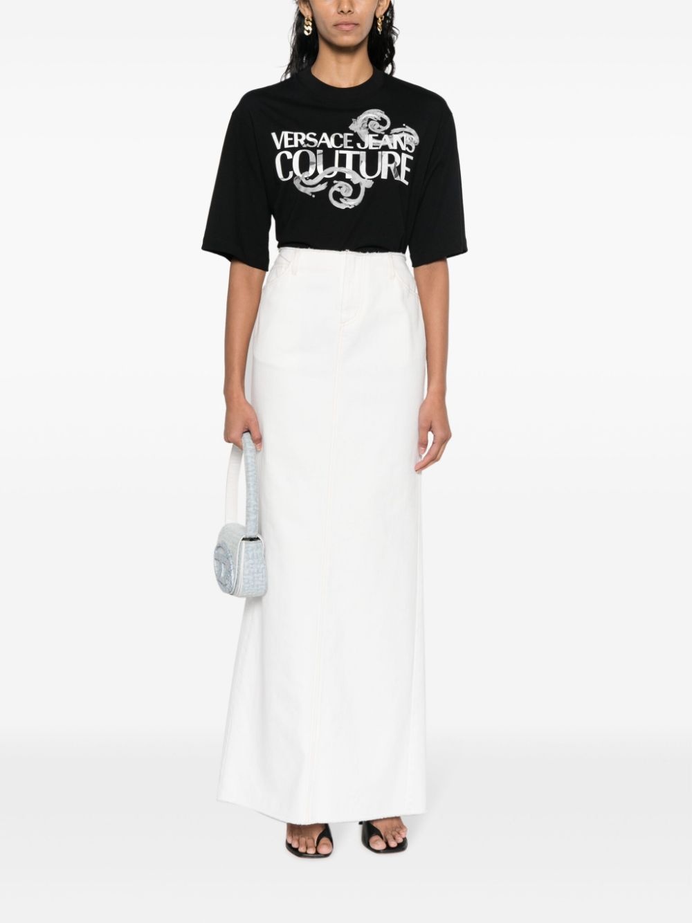 logo-print cotton T-shirt - 2